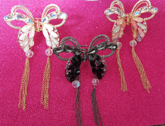 Butterfly Stone Hair Catch